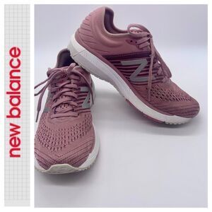 NEW BALANCE Womens 860 V10 W860A10 Rose Pink Running Shoes Size 9.5 Sneakers